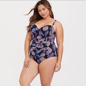 Torrid Pineapple Push Up Swimsuit